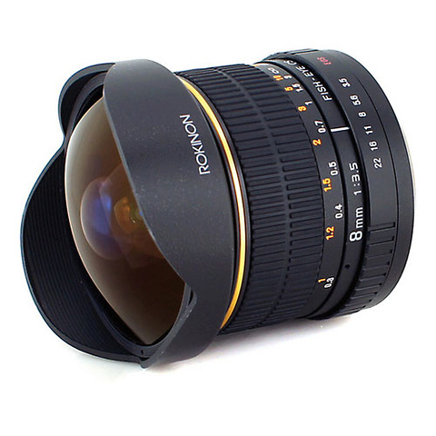 8mm Ultra Wide Angle f/3.5 Fisheye Lens for Canon EF Mount Image 1