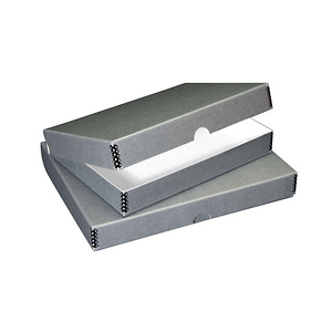 11x14x3 Clamshell Metal Edge Box (Gray)