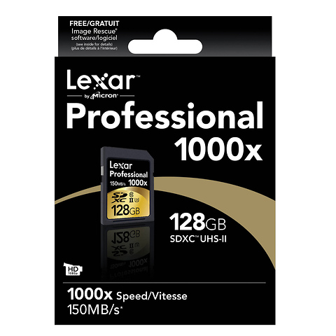 128GB Pro 1000X UHS-II SDXC Memory Card (90MB/s) Image 1