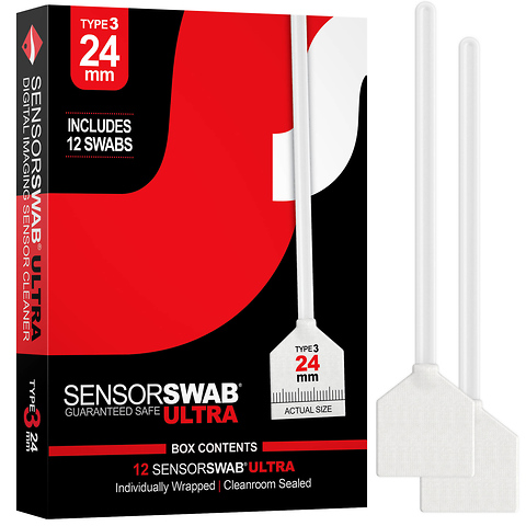 ULTRA Sensor Type 3 Swabs (Box of 12) Image 0