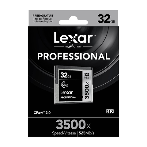 32GB Pro 3500X CFast 2.0 Memory Card (256MB/s) Image 1