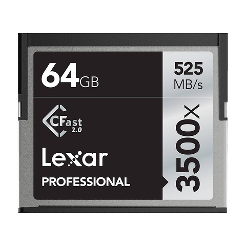 64GB Pro 3500X CFast 2.0 Memory Card (445MB/s) Image 0