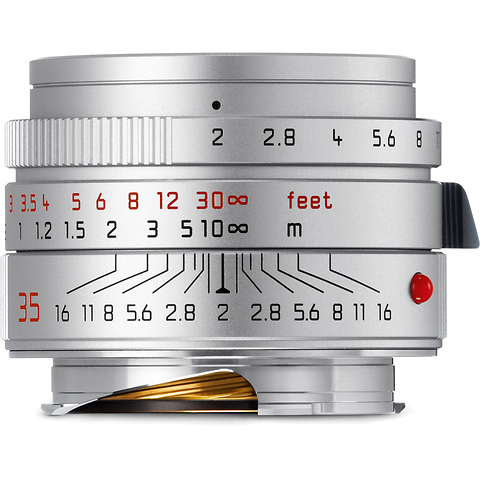 35mm f/2.0 Summicron-M ASPH Lens (Silver) Image 0