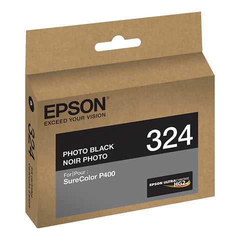 T324 Photo Black UltraChrome HG2 Ink Cartridge Image 0