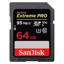 64GB Extreme Pro UHS-I SDXC V30 Memory Card (90MB/s) Image 0