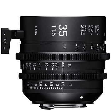 35mm T1.5 High Speed Cine Lens (Canon EF Mount, Feet)