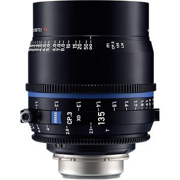 CP.3 XD 135mm T2.1 Compact Prime Lens (PL Mount, Feet)