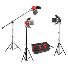 LadyBug 1500 LED 3-Light Kit with Boom Arm Image 0