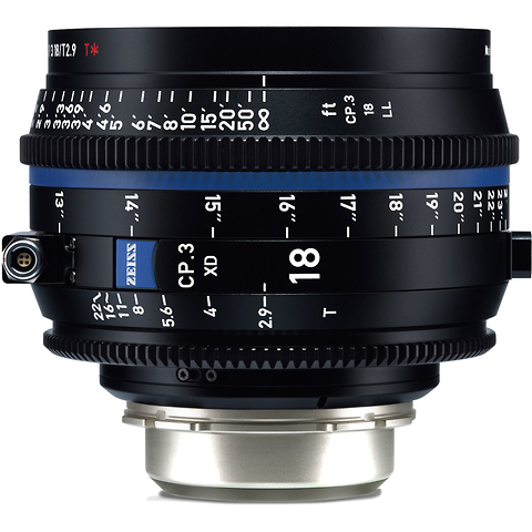 CP.3 XD 18mm T2.9 Cine Lens (PL Mount, Feet) Image 0