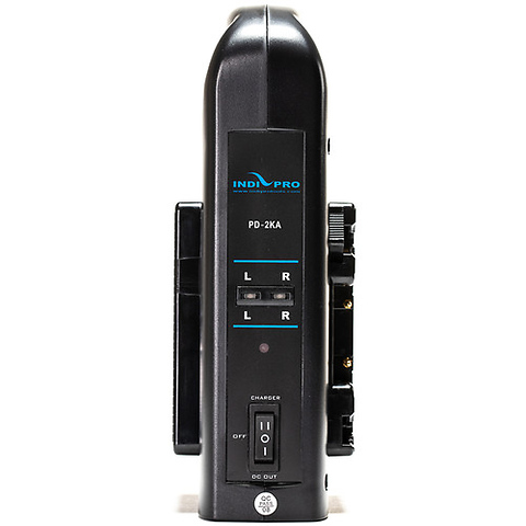 2 x Micro-Series 98Wh Li-Ion Gold Mount Batteries with Dual Gold Mount Battery Charger Kit Image 2