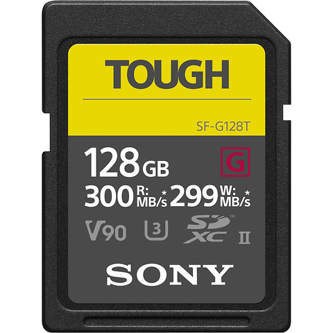 128GB SF-G TOUGH Series UHS-II SDXC Memory Card (299MB/s) Image 0