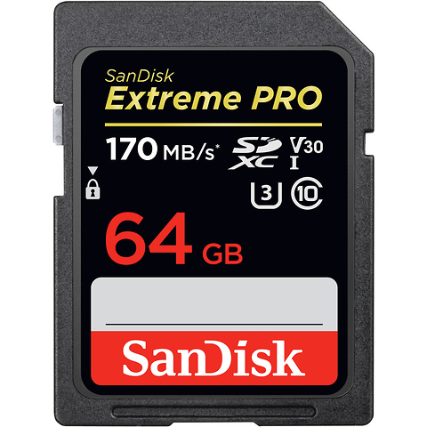 64GB Extreme Pro UHS-I SDXC Memory Card (90MB/s) Image 0