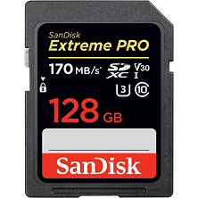 128GB Extreme Pro UHS-I SDXC Memory Card (90MB/s) Image 0