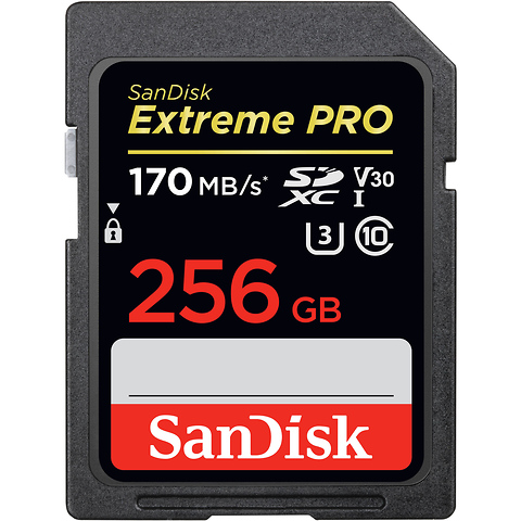 256GB Extreme Pro UHS-I SDXC Memory Card (90MB/s) Image 0