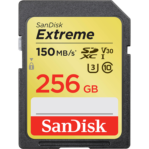 256GB Extreme UHS-I SDXC Memory Card (70MB/s) Image 0