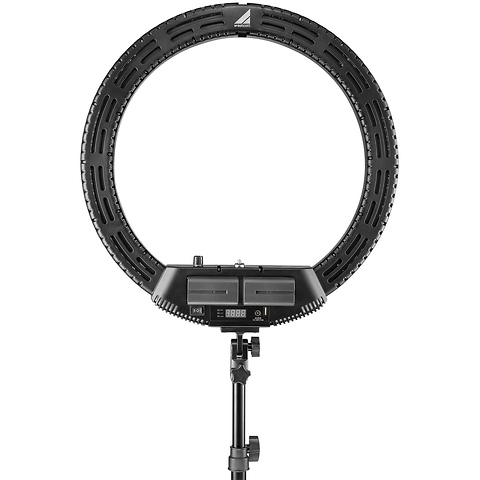 18 in. Bi-Color LED Ring Light Kit with Batteries and Stand Image 4