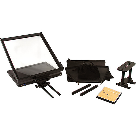 PT3700 17 in. Rod Mounted Teleprompter for Location and Studio Image 4