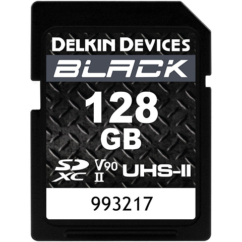 128GB BLACK UHS-II SDXC Memory Card (250MB/s) Image 0