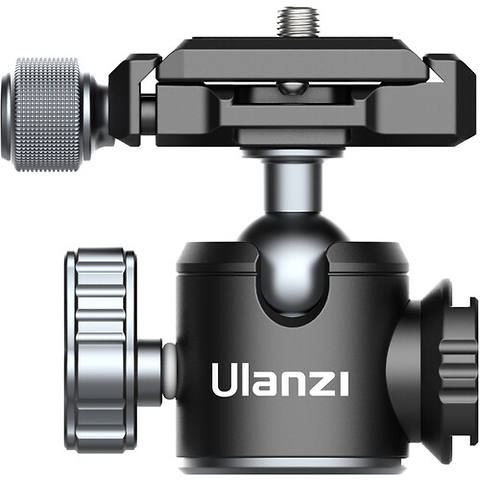 U-80L Side Cold Shoe Mount Ball Head with Arca-Type Quick Release Image 2