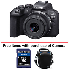 EOS R10 Mirrorless Digital Camera with 18-45mm Lens Image 0