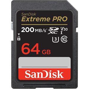 64GB Extreme PRO UHS-I SDXC Memory Card