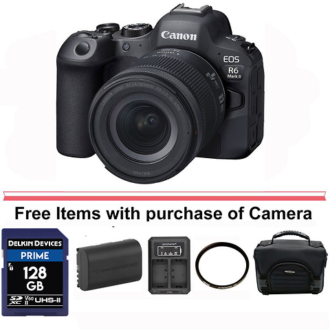 EOS R6 Mark II Mirrorless Digital Camera with 24-105mm f/4-7.1 Lens Image 0