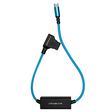 D-Tap to USB-C Power Delivery Cable for Mirrorless Cameras (16 in., Blue) Image 0