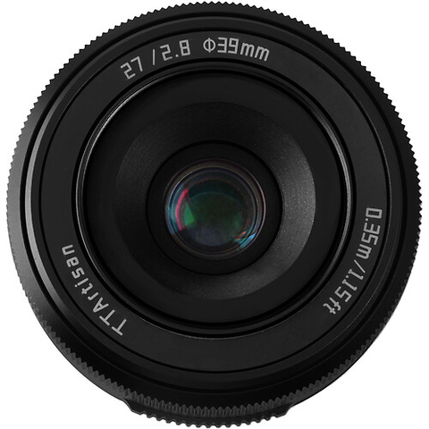 27mm f/2.8 Lens (Fujifilm X, Black) Image 3