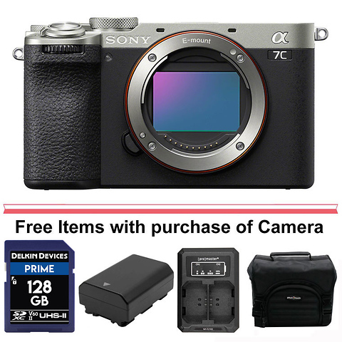 Alpha a7C II Mirrorless Digital Camera Body (Silver) Image 0