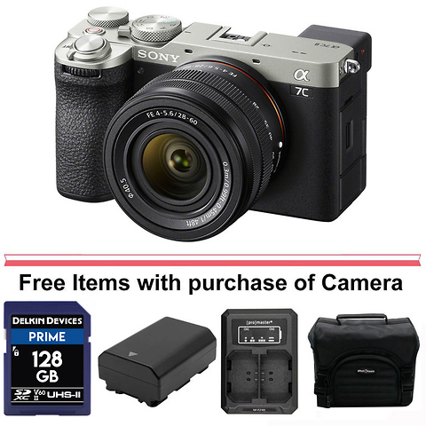 Alpha a7C II Mirrorless Digital Camera with 28-60mm Lens (Silver) Image 0