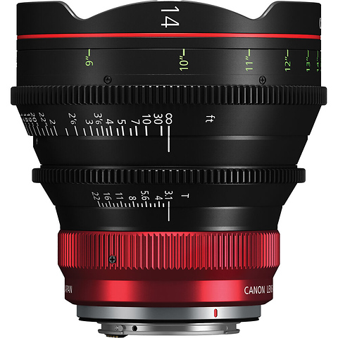 CN-R 14mm T3.1 L F Cinema Prime Lens (RF Mount) Image 0