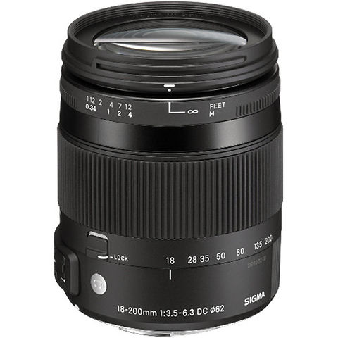 18-200mm f/3.5-6.3 DC Macro OS HSM Contemporary Lens for Nikon F Image 1