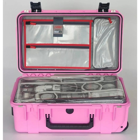 iSeries 2011-7 Case with Photo Dividers and Lid Organizer (Pink) Image 2