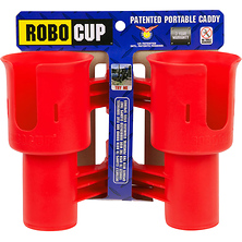 Clamp-On Dual-Cup & Drink Holder (Red) Image 0