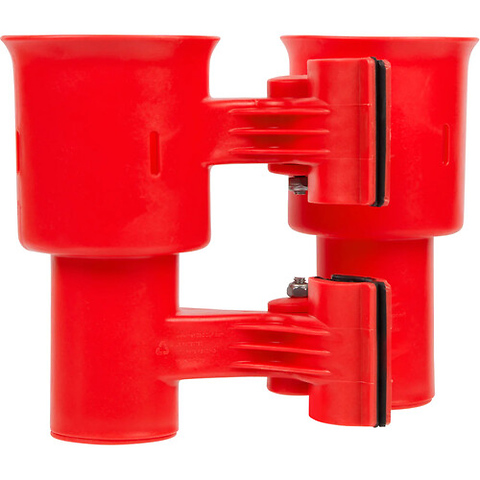 Clamp-On Dual-Cup & Drink Holder (Red) Image 2