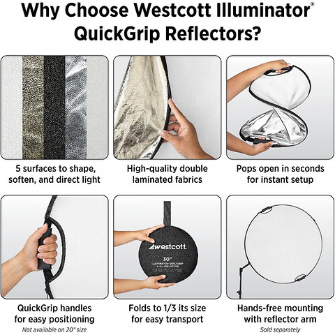 50 in. Illuminator QuickGrip 5-in-1 Reflector Image 5