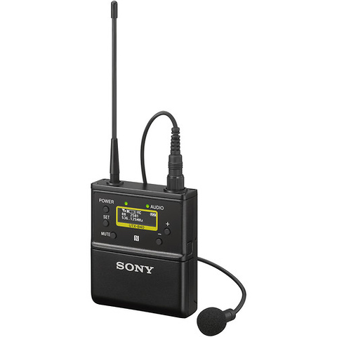 UWP-D21 Camera-Mount Wireless Omni Lavalier Microphone System (UC25: 536 to 608 MHz) Image 1