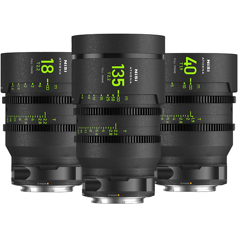 ATHENA PRIME T2.2/1.9 Full-Frame 3-Lens Add-On Kit (ARRI PL, Drop-In Filter Mounts) Image 0