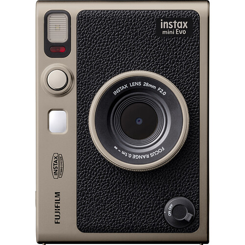 INSTAX MINI EVO Limited Edition Hybrid Instant Camera Bundle (Titanium Gold) Image 1