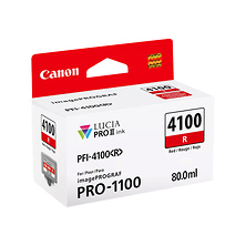 PFI-4100 Red Pigment Ink Tank (80mL) Image 0