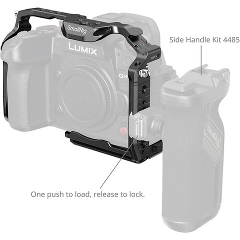 HawkLock Quick Release Cage for Panasonic Lumix GH7/GH6 Image 4