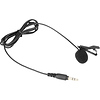 SR-M1 Omnidirectional Lavalier Microphone Cable with 3.5mm TRS Connector (Black) Thumbnail 0