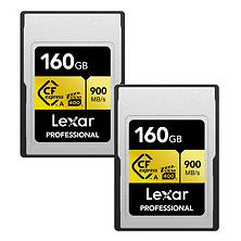 160GB Professional GOLD Series CFexpress Type A Memory Card (2-Pack) Image 0