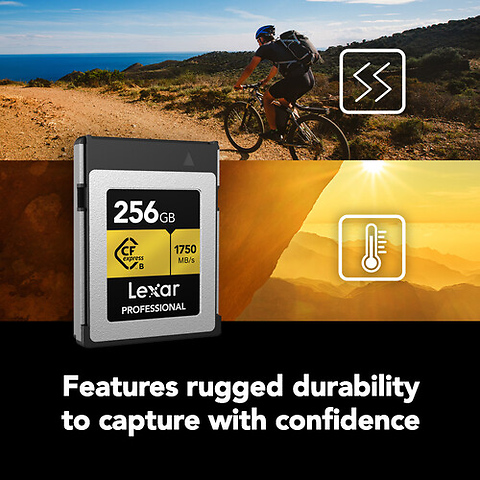 256GB Professional GOLD Series CFexpress Type B Memory Card Image 4