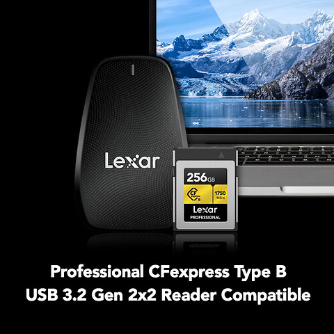 256GB Professional GOLD Series CFexpress Type B Memory Card Image 6