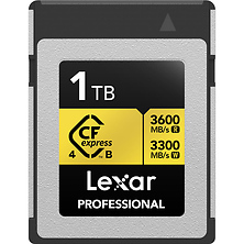 1TB Professional GOLD Series CFexpress 4.0 Type B Memory Card Image 0
