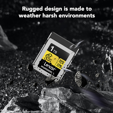 1TB Professional GOLD Series CFexpress 4.0 Type B Memory Card Image 5