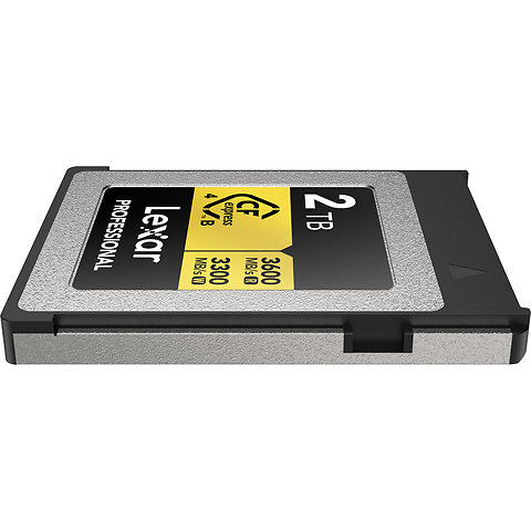 2TB Professional GOLD Series CFexpress 4.0 Type B Memory Card Image 1