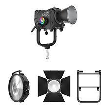 STORM 1000c Cine Kit with Skid Support, Fresnel, and Barndoors Image 0