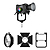 STORM 1000c Cine Kit with Skid Support, Fresnel, and Barndoors